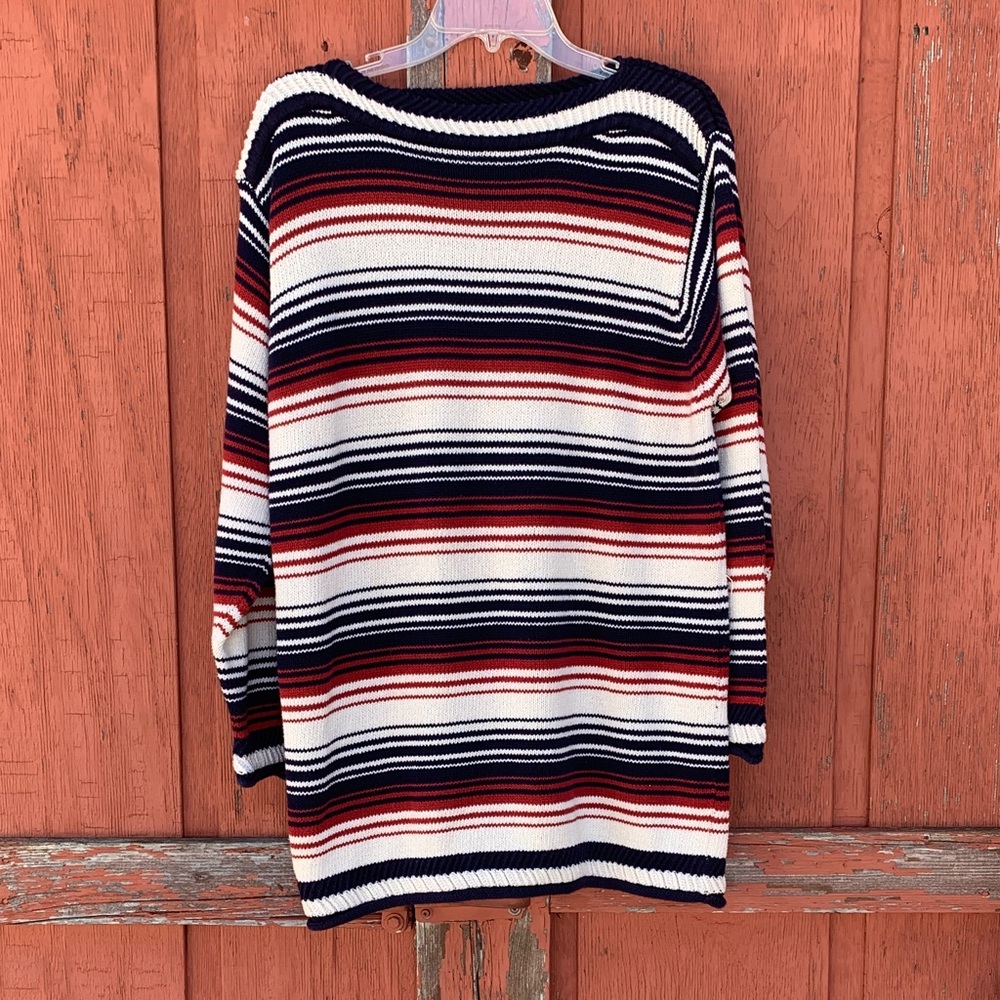 Liz Claiborne Striped Sweater - Size M